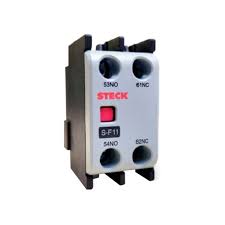 BLOQUE DE CONTACTO AUXILIAR 1NO+1NC MONTAJE FRONTAL PARA CONTACTOR