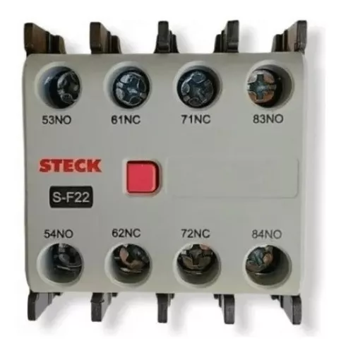 BLOQUE DE CONTACTO AUXILIAR 2NO+2NC MONTAJE FRONTAL PARA CONTACTOR