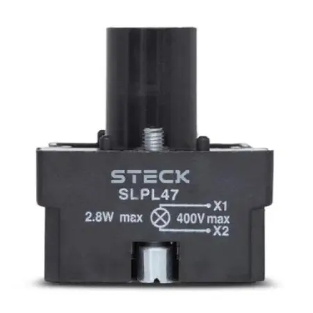 BLOQUE DE CONTACTO PULSADOR LUMINOSO DIRECTO 6-380V 2.8W 