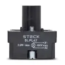 BLOQUE DE CONTACTO PULSADOR LUMINOSO DIRECTO 6-380V 2.8W 