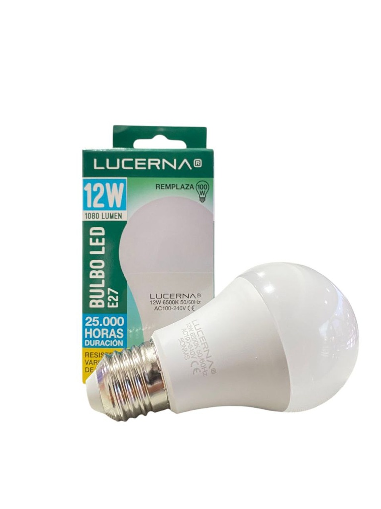 BOMBILLO LED 12W 1.080LM 6.500°K IP20 100-240V  E27