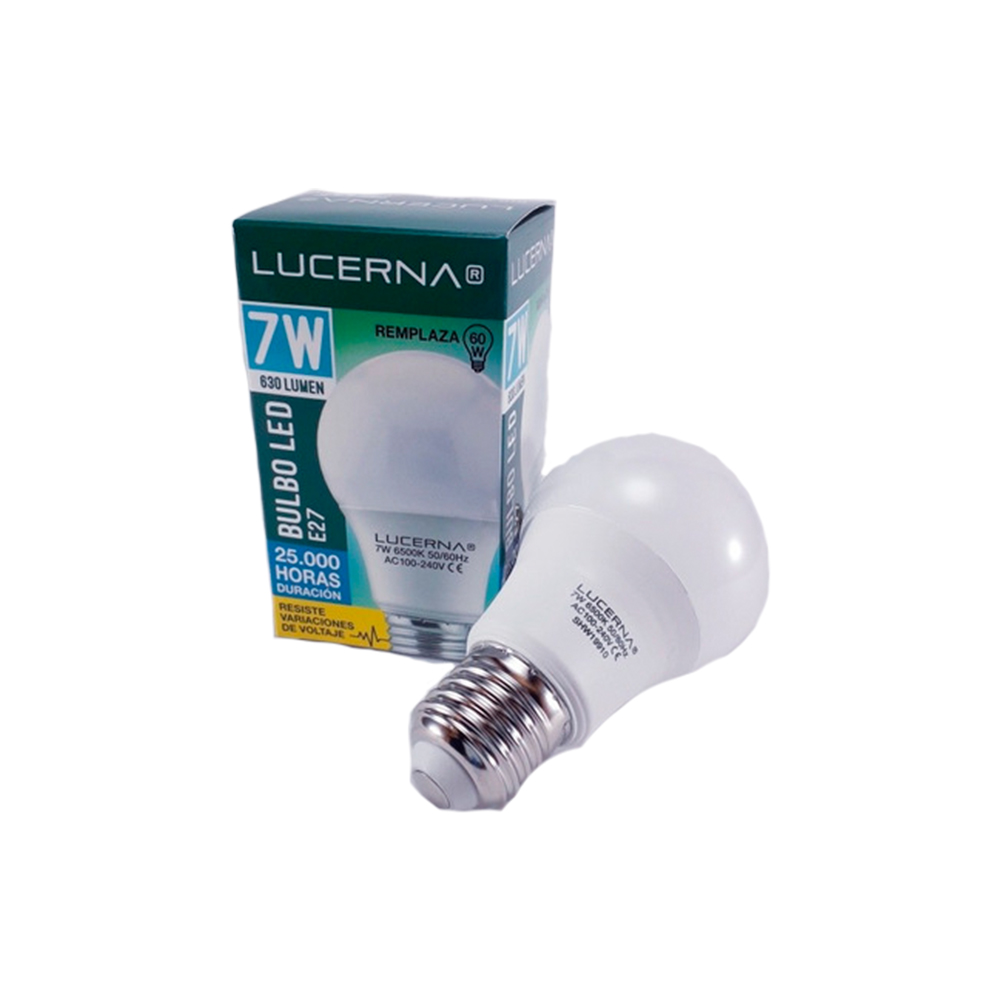 BOMBILLO LED 7W 630LM 6.500°K IP20 100-240V E27