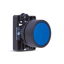 PULSADOR PLASTICO AZUL