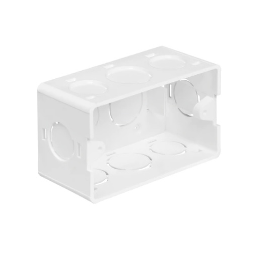CAJETIN PLASTICO RECTANGULAR 4X2" PVC CONDUIT
