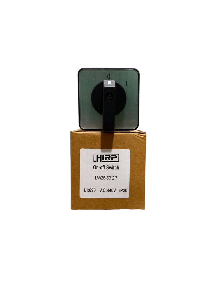 SELECTOR DE POTENCIA MANUAL ON-OFF 63A 440V 2P