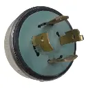 ENCHUFE P/GENERADORES ELECTRICOS MEDIA VUELTA 4P 20A 125V / 250V PINES DE COBRE - RING METAL