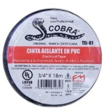 CINTA ELECTRICA AISLANTE (COBRA) PVC 3/4" x 18 m CEC3418 FERMETAL