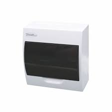 TABLERO DE DISTRIBUCION PLASTICO 8 CIRCUITOS SUPERFICIAL INTERIORES RIEL DIN