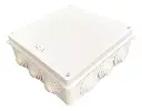 CAJA DE DERIVACION PLASTICA 200X200X80mm (7,9X7,9X3") PREPONCHADO IP65