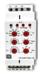 SUPERVISOR DE VOLTAJE TRIFASICO MULTIVOLTAJE (220-240-440-460V) RECONEXION 6 a 300 seg DPDT