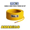 CABLE 6 THW-2  THHW / AWG CU 90º/PVC 600V ELECON