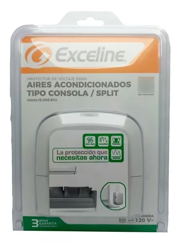 PROTECTOR DE VOLTAJE PARA A/A TIPO SPLIT 120 VAC HASTA 18.000 BTU C/SUPRESOR DE PICOS EXCELINE