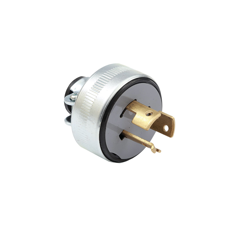 ENCHUFE P/GENERADORES ELECTRICOS 3P 20A 125V/250V MEDIA VUELTA PINES DE COBRE 3W