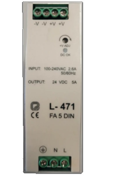 FUENTE DE ALIMENTACION ENTRADA 100-240VAC, SALIDA 24VDC 5A