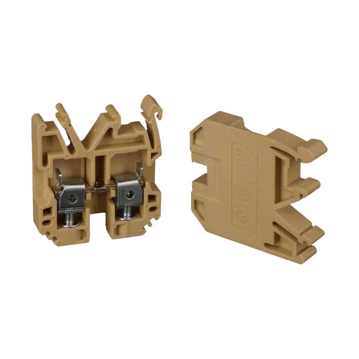 BORNERA 6 mm RIEL SIMETRICO CABLE #10 AWG 41 A 800 V SAK-6EN DLT