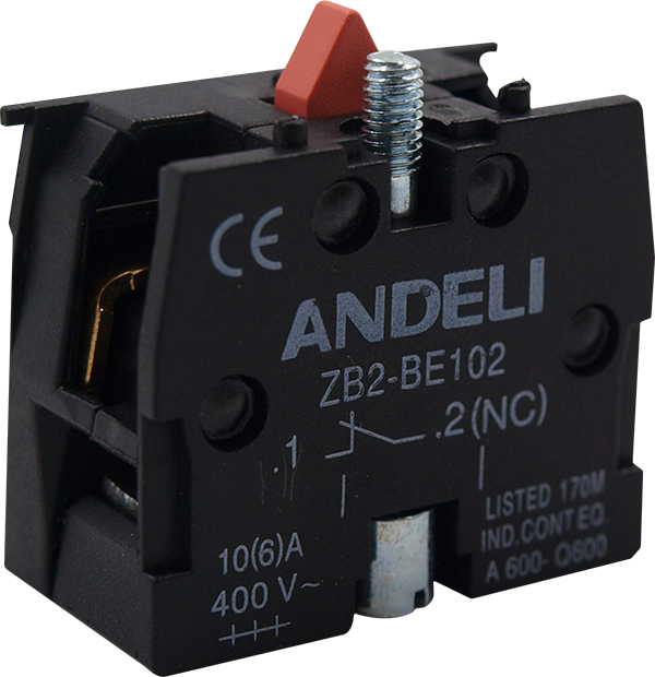 BLOQUE DE CONTACTO NORMALMENTE CERRADO (NC) 10A 400V