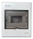 TABLERO DE DISTRIBUCION PLASTICO 6 CIRCUITOS  EMPOTRABLE RIEL DIN