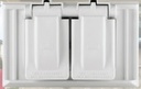 TAPA P/TOMACORRIENTE DOBLE DE SEGURIDAD TIPO 270 4X2 INTERPERIE GRIS 