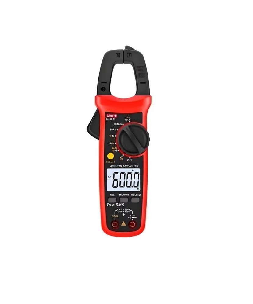 PINZA AMPERIMETRICA AC/DC 600A 600V 60MΩ MULTIMETRO TESTER UT204+