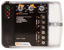 PROTECTOR DE VOLTAJE 1Ø 220 V P/MOTORES, BOMBAS DE AGUA, PUERTAS AUTOMATICAS Y HERRAMIENTAS GSM-MB220B EXCELINE
