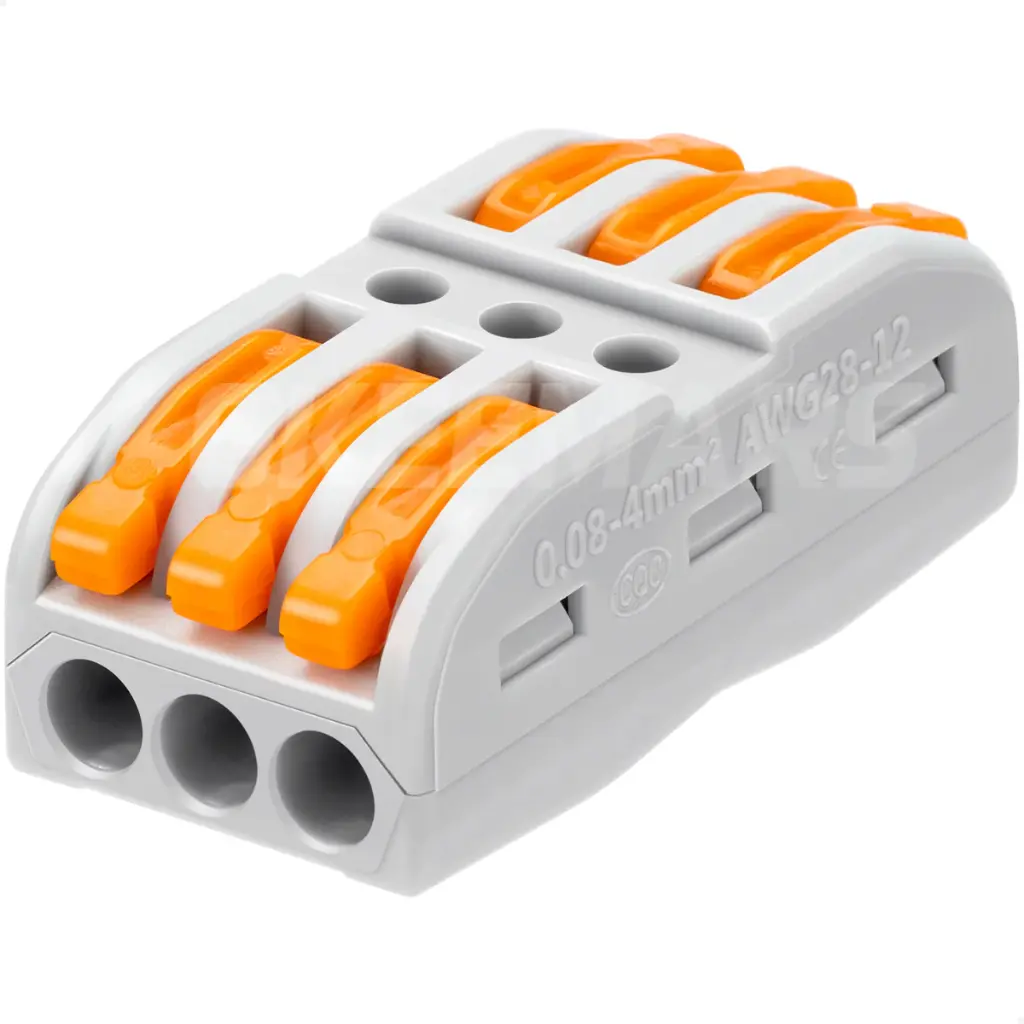 CONECTOR RAPIDO 3P-3CABLES 32AMP P/CABLE 28-12AWG