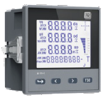 MULTIMETRO DIGITAL MULTIVARIABLE PANTALLA LCD MODBUS-RTU/RS485. (96X96MM) 50-500V (4 hilos 3 fases / 3 hilos 3 fases). 45-65Hz (MIDE : A,V,HZ, W,VAR Y COS) MEDICION: DIRECTA 50mA a 5A / INDIRECTA: (CON TRASFORMADORES DE CORRIENTE) hasta 9.999A.