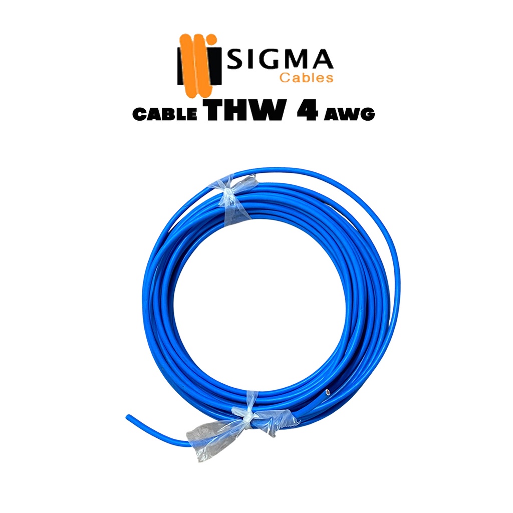 CABLE 4 AWG THHW 90°C PVC CU CLASE B 1P 600 V 7H 