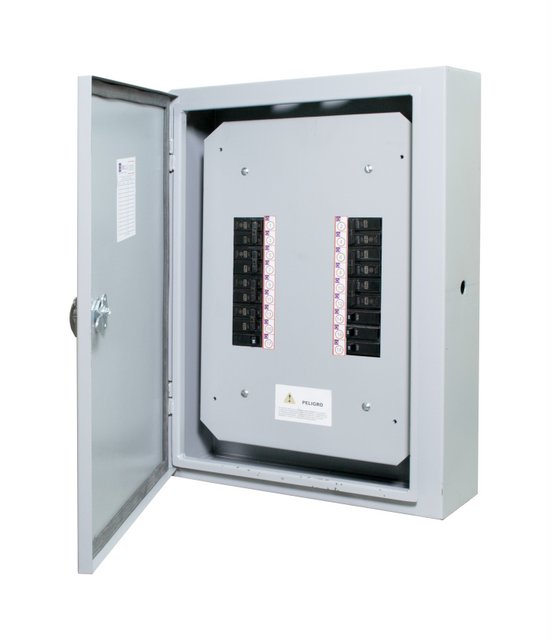 TABLERO TRIFASICO  8 CIRCUITOS SUPERFICIAL 120/208V 5 HILOS (3L+N+T) S/P NEMA 3R NLAB508LS