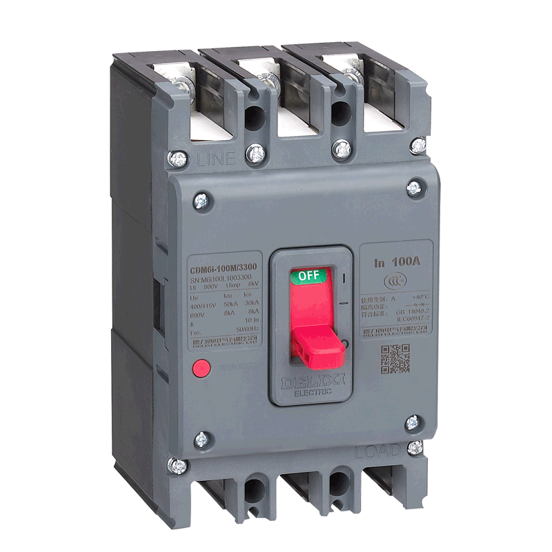 BREAKER 3X100A CAJA MOLDEADA 125F/3300 SERIE CDM3S DELIXI DEL26316