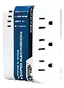 PROTECTOR DE VOLTAJE PARA EQUIPOS ELECTRONICOS,120V 3 TOMAS