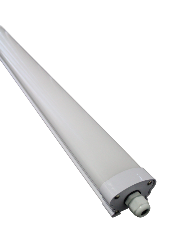 LAMPARA LED 40W ANTIPOLVO 120CM 6.500ºK IP65 90-277V 4.000LM/W HERMETICA TIPO SLIM