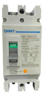 BREAKER 2X125A  CAJA MOLDEADA (REGULABLE 87,5-125 Amp EN CORRIENTE CONTINUA)