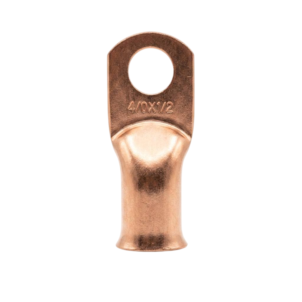 TERMINAL ANILLO 1H P/CABLE #2/0AWG OJAL 3/8" COBRE