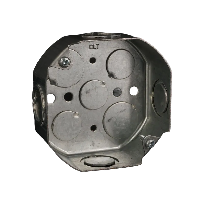 CAJETIN METALICO OCTOGONAL 4" EMT SALIDA 1/2"