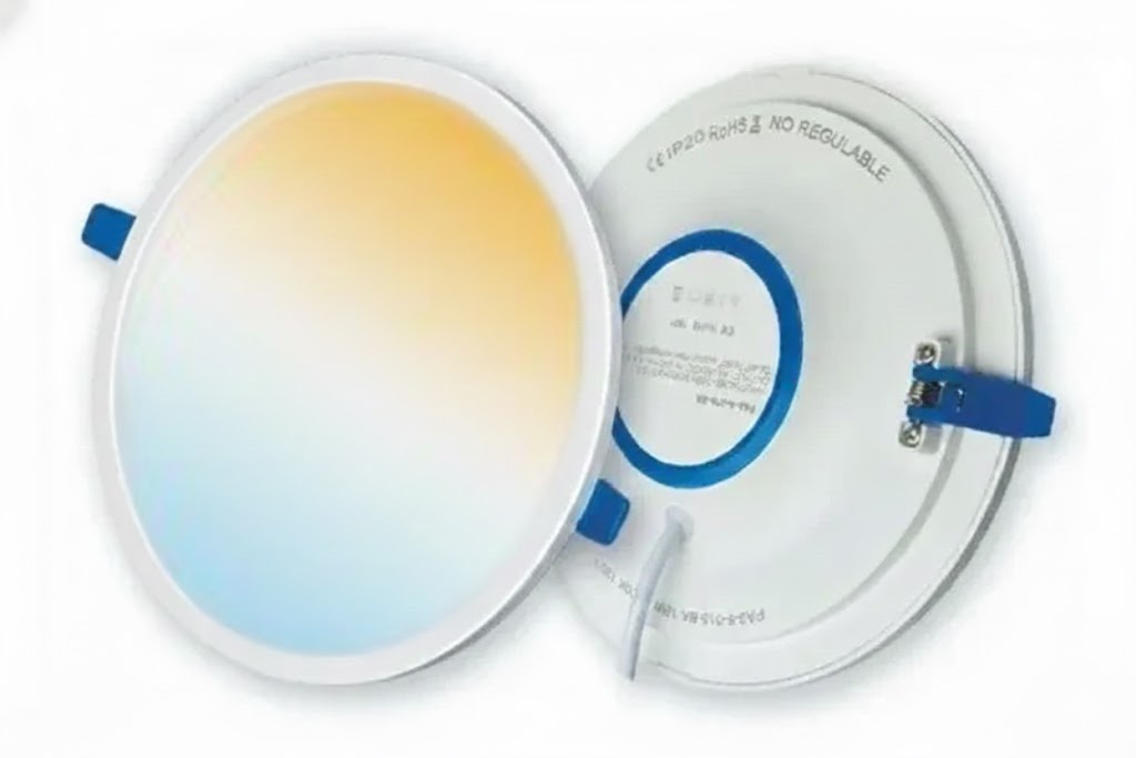 PANEL LED 8W REDONDO EMPOTRABLE 3" 3 TONOS (3K, 4K Y 6K) HIGH LUMEN