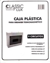 TABLERO DE DISTRIBUCION PLASTICO 13 CIRCUITOS SUPERFICIAL RIEL DIN