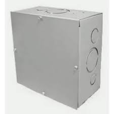 CAJA DE DERIVACION METALICA 180X180X100mm (7X7X4") EMT PINTURA ELECTROSTATICA GRIS INTENCOL