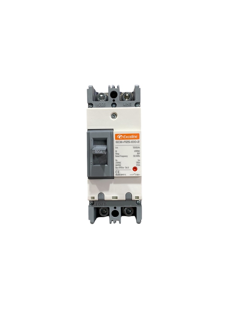 BREAKER 2X100A CAJA MOLDEADA TERMOMAGNETICO FIJO