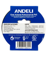 TEIPE - CINTA AISLANTE PVC NEGRO 3/4"X18m 600V ANDELI