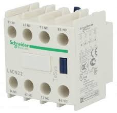 BLOQUE DE CONTACTO AUXILIAR 2NA+2NC FRONTAL P/CONTACTORES LC1D Y LCIF Y REDES DE CONTROL CAD CAPACIDAD 10A/690V