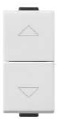 PULSADOR DOBLE INTERBLOQ. 1P NO+NO 10A 250V BLANCO NEVE UP