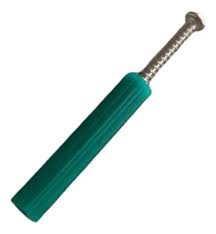 RAW-PLUG (RAMPLUG) VERDE + TORNILLO 1/4X1" 6MM (PAQUETE 50 PARES) 