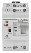 SWITCH DE TRANSFERENCIA AUTO/MANUAL 63A 2P 220V TIPO BREAKER RIEL DIN G2R-63II