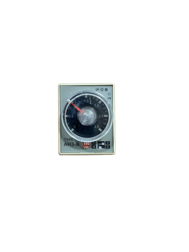 [AH3-B-110V] TEMPORIZADOR ON-DELAY, ANALOGICO DE RANGO MULTIPLE 8 PINES AH3-B 110V ANDELI 
