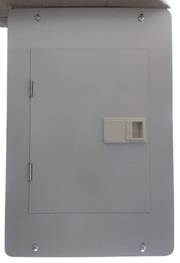 [TFM-22] TABLERO RESIDENCIAL 16 CIRCUITOS MONOFASICO EMPOTRABLE C/PUERTA PREPONCHADA Y PINTURA ELECTROSTATICA GRIS 125A