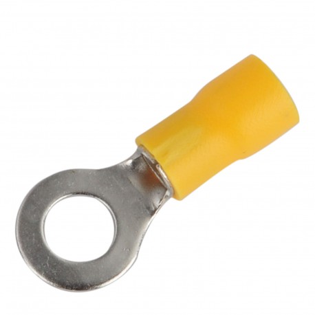 [RV5 5-5] TERMINAL ANILLO AMARILLO P/CABLE 10-12AWG OJAL 3/16" 5.3mm