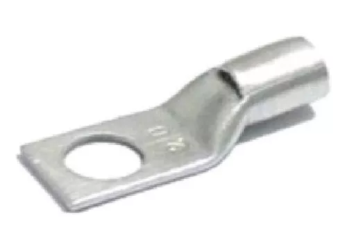 [EBV40-M10] TERMINAL ANILLO 1H P/CABLE #4/0AWG OJAL 3/8" COBRE ESTAÑADO CAÑON CORTO