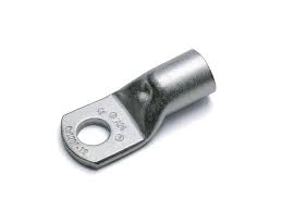 [EBV2-M12] TERMINAL ANILLO 1H P/CABLE #2AWG OJAL 1/2" COBRE ESTAÑADO CAÑON CORTO