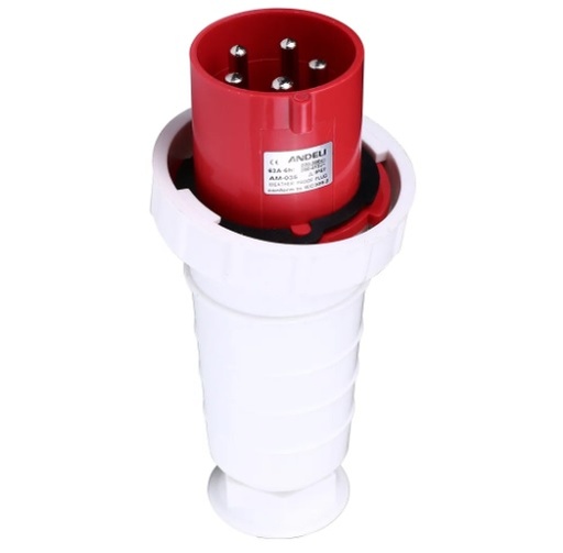 [AM-035] TOMA INDUSTRIAL MACHO 5PX63A (3P+N+T) 6H 220-380/240-415V