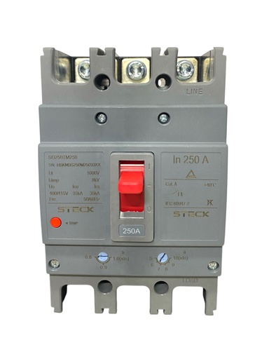 [SD250TM250] BREAKER 3X250A CAJA MOLDEADA TM AJUSTABLE 200-250A 35kA 400V